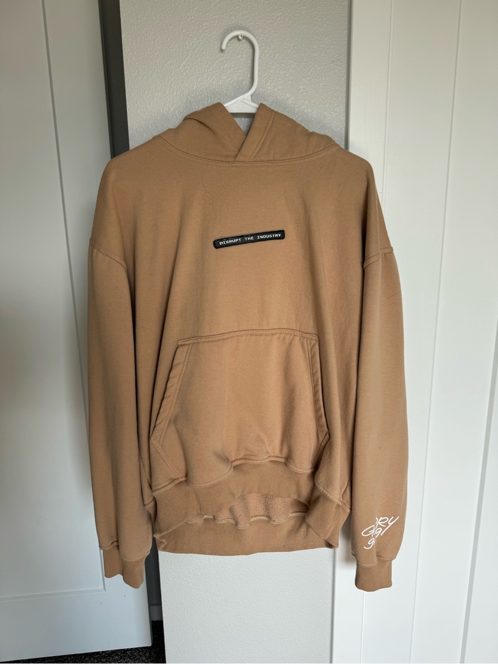 Tan Christen Graphic Hoodie